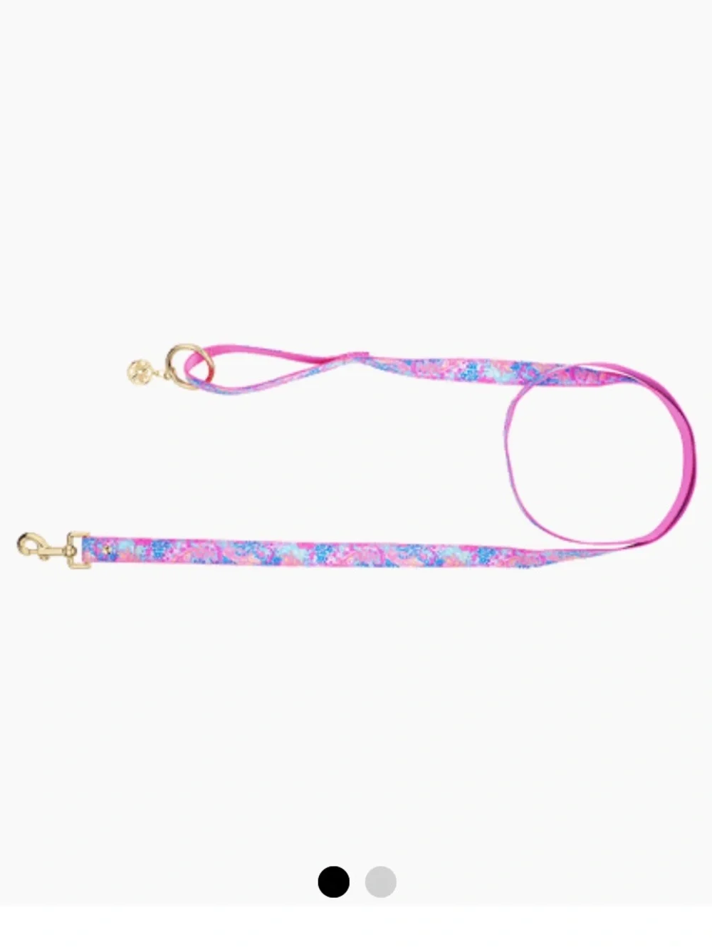 Lilly Pulitzer Pink and Blue Floral Dog Leash